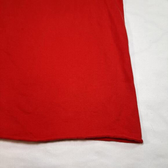 Disney Goofy T-shirt Adult Size OSFA Red Embroidered Cut Hem Single Stitch VTG - Picture 4 of 15